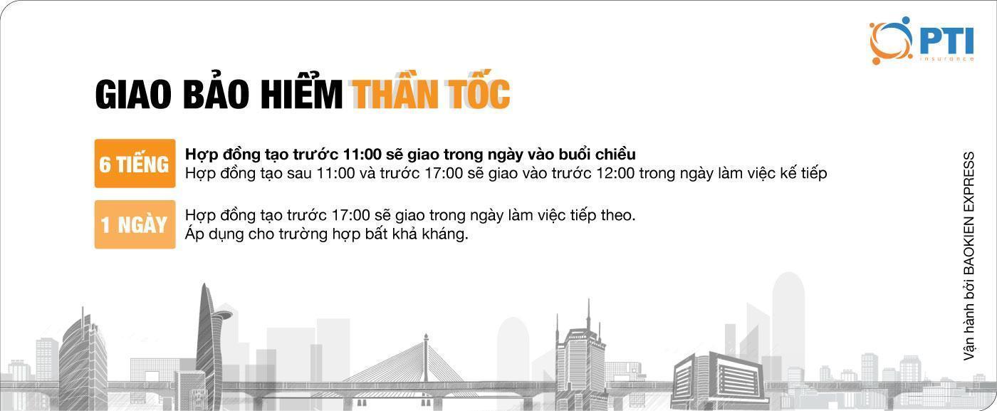Chứng nhận BH trao tay trong 6 giờ